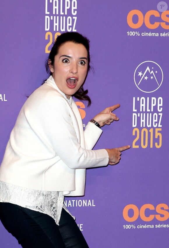 Isabelle Vitari - 2e journée du 18e festival international du film de comédie de l'Alpe d'Huez le 15 janvier 2015.