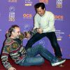 Antoine Duléry et Frédéric Chau - 2e journée du 18e festival international du film de comédie de l'Alpe d'Huez le 15 janvier 2015.