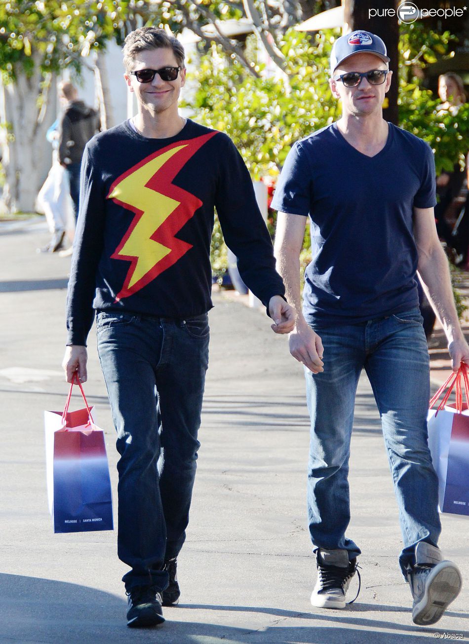 Neil Patrick Harris et David Burtka à West Hollywood, Los Angeles, le 27 décembre 2014