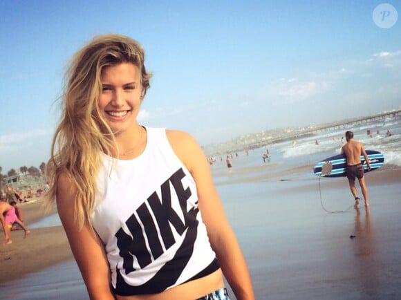 Eugenie Bouchard - Photo publiée sur son compte Facebook le 17 septembre 2014