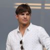 Ashton Kutcher assistant à la victoire de l'Allemagne sur le Brésil lors de la coupe du monde de football à Belo Horizonte au Brésil le 8 juillet 2014