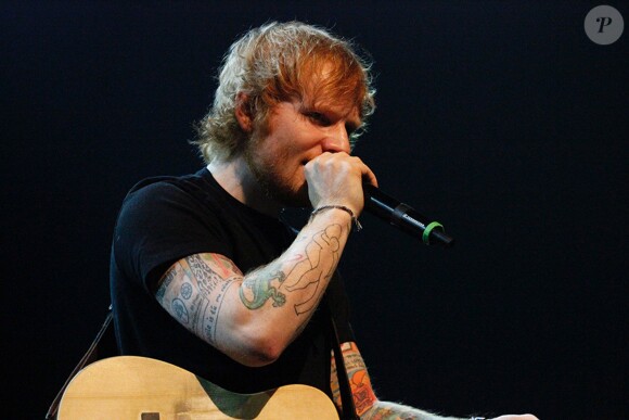 Ed Sheeran au Bataclan à Paris, le 27 novembre 2014.