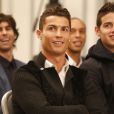  Cristiano Ronaldo - Cristiano Ronaldo assiste &agrave; la pr&eacute;sentation du livre"La clave Mendes" &agrave; Madrid en Espagne le 22 janvier 2015.&nbsp; 