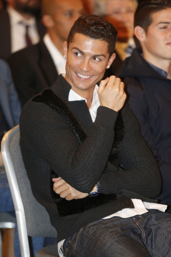 Cristiano Ronaldo - Cristiano Ronaldo assiste à la présentation du livre"La clave Mendes" à Madrid en Espagne le 22 janvier 2015. 