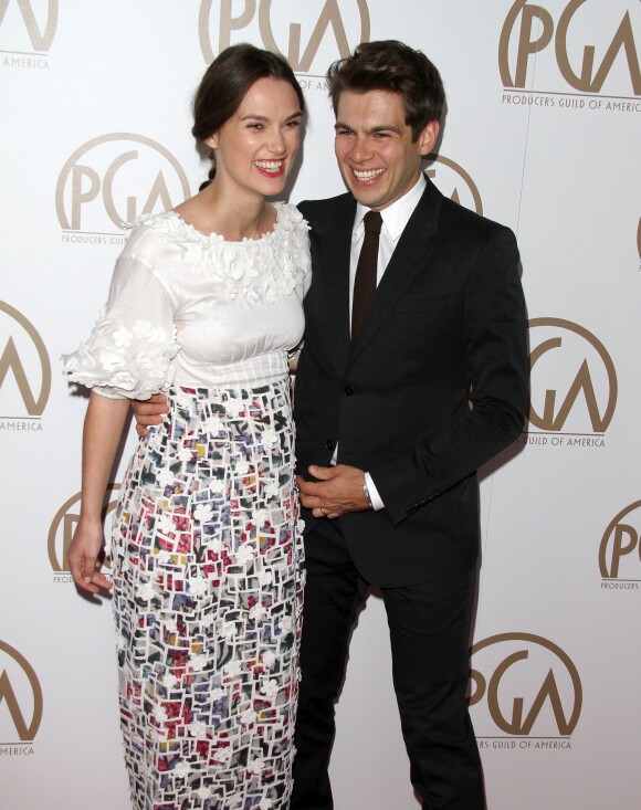 Keira Knightley, James Righton à la 26ème soirée annuelle de "Producers Guild Of America Awards" à Century City, le 24 janvier 2015  