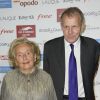 Bernadette Chirac et Patrick Poivre d'Arvor assistent à la soirée de Gala du Prix d'Amérique Opodo à la Maison de l'UNESCO à Paris le 24 janvier 2015.