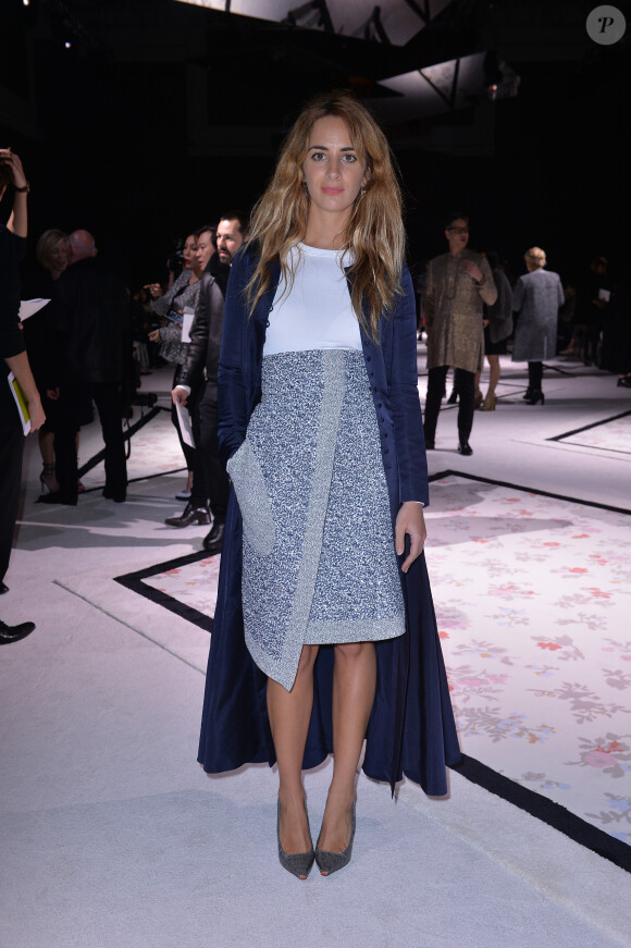 Alexia Niedzielski assiste au défilé Giambattista Valli haute couture printemps-été 2015-2016 au Grand Palais. Paris, le 26 janvier 2015.