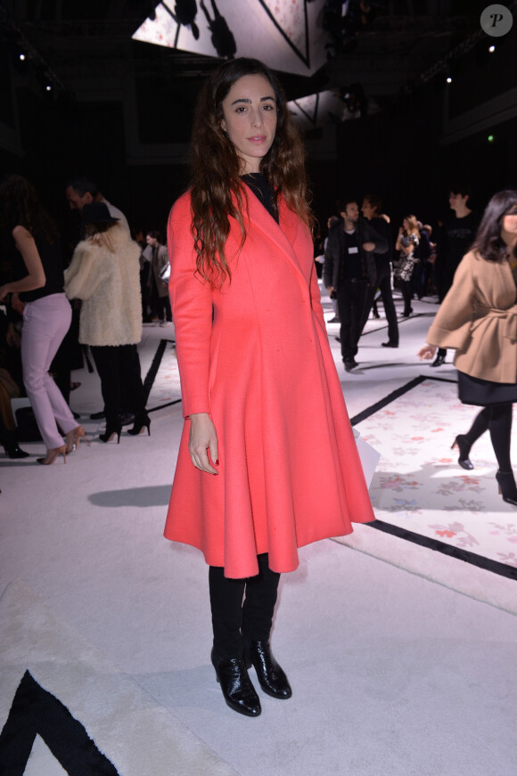 Clotilde de Kersauson (d'Urso) assiste au défilé Giambattista Valli haute couture printemps-été 2015-2016 au Grand Palais. Paris, le 26 janvier 2015.