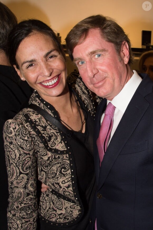 Exclusif - Inès Sastre et Charles Henri de Lobkowicz - Inauguration de la boutique Kilian rue Cambon à Paris, le 26 janvier 2015.