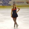 Exclusif - La princesse Alexandra de Hanovre, passionnée de patinage artistique et scolarisée en sport études, présentait lundi 26 janvier 2015 son programme court lors du Festival olympique de la jeunesse européenne (FOJE) d'hiver 2015 à Dornbirn, en Autriche.