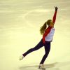 Exclusif - La princesse Alexandra de Hanovre, passionnée de patinage artistique et scolarisée en sport études, à l'entraînement lundi 26 janvier 2015 lors du Festival olympique de la jeunesse européenne (FOJE) d'hiver 2015 à Dornbirn, en Autriche.