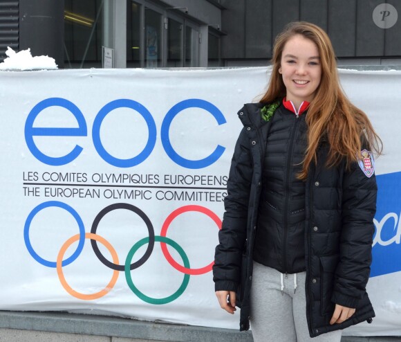 Exclusif - La princesse Alexandra de Hanovre lundi 26 janvier 2015 au Festival olympique de la jeunesse européenne (FOJE) d'hiver 2015 à Dornbirn, en Autriche.