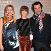 Louane Emera, Marina Fois et Eric Lartigau lors de la soirée des Révélations pour les César du Cinéma 2015 à Paris, le 12 janvier 2015.