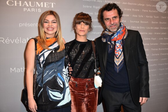 Louane Emera, Marina Fois et Eric Lartigau lors de la soirée des Révélations pour les César du Cinéma 2015 à Paris, le 12 janvier 2015.