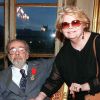 Serge Regianni et son épouse Noëlle Adam, à Paris le 23 octobre 1998