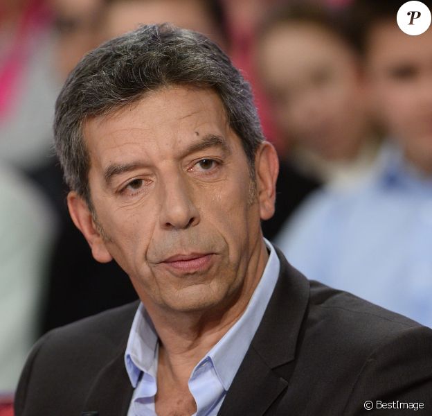 Michel Cymes - Enregistrement de l'émission Vivement Dimanche à Paris le 28 janvier 2015.