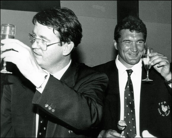 Marc Cécillon et Bernard Lapasset en 1992