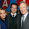 Sienna Miller, Bradley Cooper et Clint Eastwood à New York le 15 décembre 2014.
