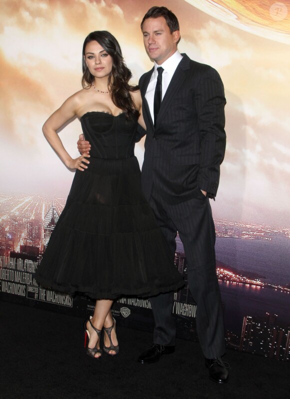 Channing Tatum, Mila Kunis à la première du film "Jupiter Ascending" à Hollywood, le 2 février 2015.