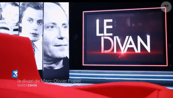 Fabrice Luchini face à Marc-Olivier Fogiel pour l'émission Le Divan. Diffusion le mardi 3 février à 23h00 sur France 3.