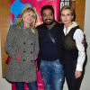Emmanuelle Seigner, Anurag Kashyap (réalisateur), Mélita Toscan du Plantier - Le 3e Festival du Film d'Asie du Sud Transgressif (FFAST) au cinéma l'Arlequin à Paris, le 3 février 2015.