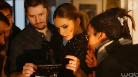 Clara Morgane dans le making of de son clip ÈVE, le 6 février 2015