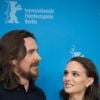 Christian Bale et Natalie Portman - Photocall du film "Knight of Cups" lors de la 65e édition du festival international du film de Berlin en Allemagne le 8 février 2015.