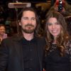 Christian Bale et sa femme Sibi Blazic - Avant-première du film "Knight of Cups" lors de la 65e édition du festival international du film de Berlin en Allemagne le 8 février 2015.