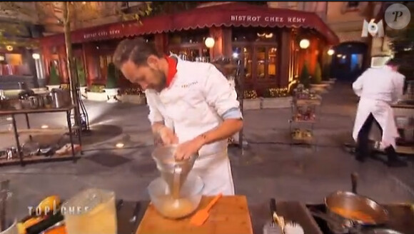 Jérémy dans Top Chef 2015 sur M6, le lundi 9 février 2015.