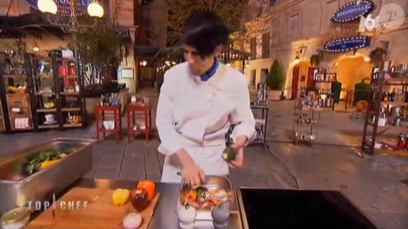 Olivier dans Top Chef 2015 sur M6, le lundi 9 février 2015.