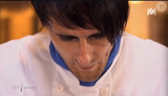 Olivier dans Top Chef 2015 sur M6, le lundi 9 février 2015.
