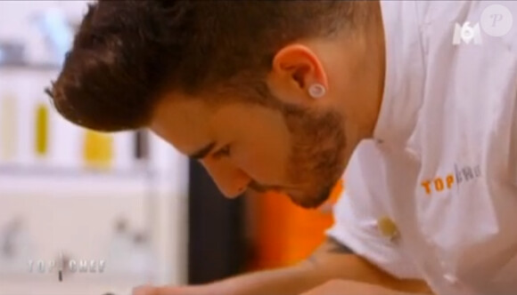 Kevin dans Top Chef 2015 sur M6, le lundi 9 février 2015.
