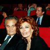 Roger Hanin et Sophia Loren en 1997