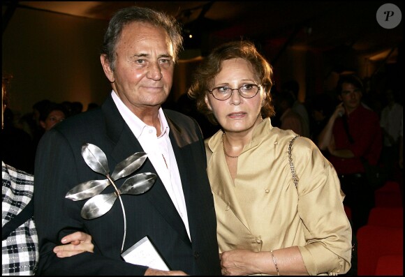 Roger Hanin et sa soeur à St-Tropez en 2005