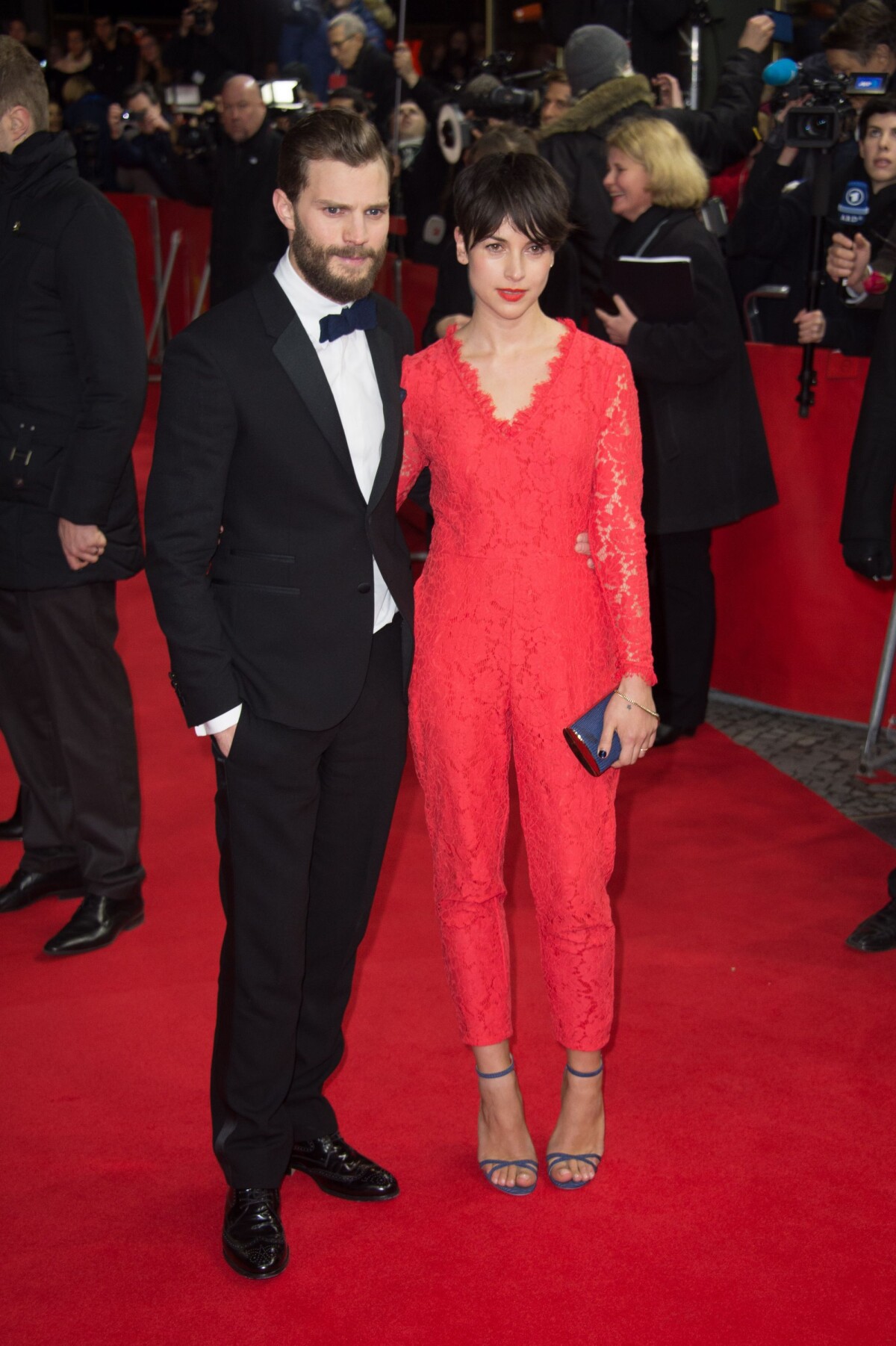 Photo Jamie Dornan Et Sa Femme Amelia Warner Premiere Du Film Cinquante Nuances De Grey 