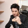 Exclusif - Jean-Luc Lahaye dans sa loge de la 2ème édition de la "Nuit de la déprime" à l'Olympia à Paris le 10 février 2014