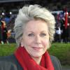 Françoise Laborde - 92eme Grand Prix d'Amérique à L'Hippodrome de Vincennes à Paris. Le 27 janvier 2013.