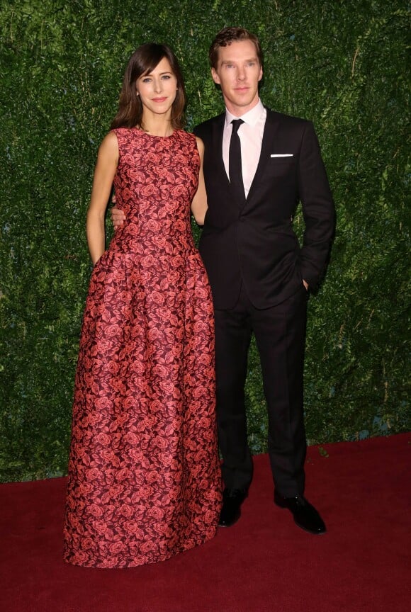 Benedict Cumberbatch, Sophie Hunter - Soirée "Evening Standard Theatre Awards" à Londres le 30 novembre 2014. 