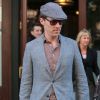 Benedict Cumberbatch sort de son hôtel à New York, le 18 novembre 2014. 