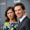 Benedict Cumberbatch et sa compagne Sophie Hunter (enceinte) - Première du film "The Imitation Game" au Ziegfeld Theater à New York. Le 17 novembre 2014