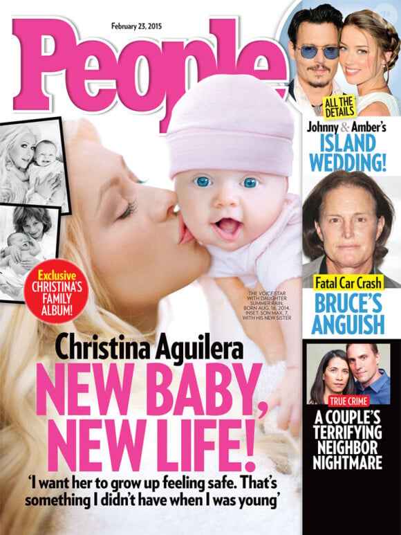 Retrouvez l'intégralité de l'interview de Christina Aguilera dans le magazine People en kiosque le 23 février 2015.