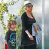 Christina Aguilera se rend à un pique-nique organisé par l'école de son fils Max à Santa Monica, le 2 septembre 2014. Elle y retrouve son ex-mari, Jordan Bratman, et discute avec lui. C'est la première apparition en public de la chanteuse depuis la naissance de son 2ème enfant il y a 2 semaines, une petite-fille prénommée Summer Rain Rutle