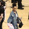 Rihanna au Madison Square Garden de New York à l'occasion du All Star Game 2015, le 15 février 2015