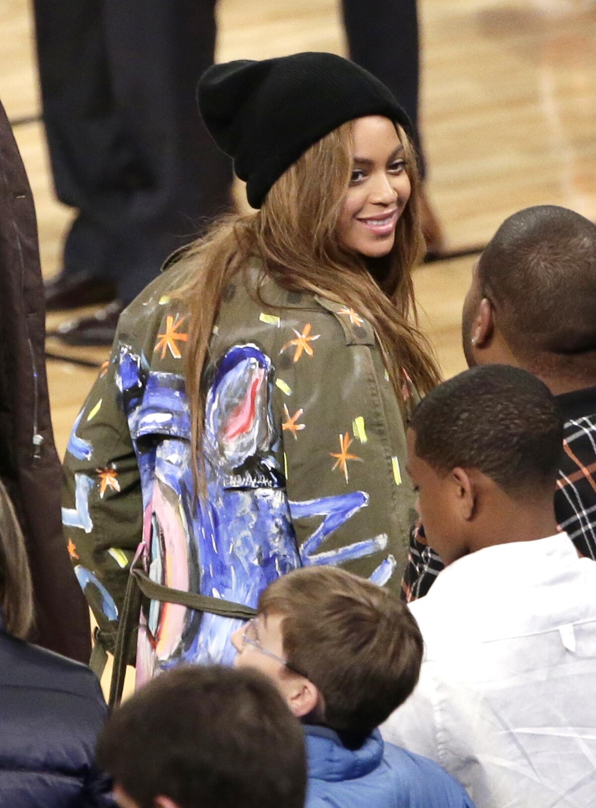 Photo : Beyoncé Knowles au Madison Square Garden de New York à l ...