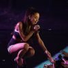 Ariana Grande au Madison Square Garden de New York lors du show de la mi-temps du All Star Game le 15 février 2015