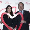 Exclusif - Karine Ferri et Orso Chetochine - 40 ans de la maison Poiray au profit de l'association Mécénat Chirurgie Cardiaque à la Fondation Mona Bismarck à Paris le 12 février 2015.