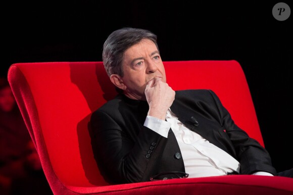 Exclusif - Enregistrement de l'émission Le Divan présentée par Marc-Olivier Fogiel, avec Jean-Luc Mélenchon en invité, le 13 février 2015.
