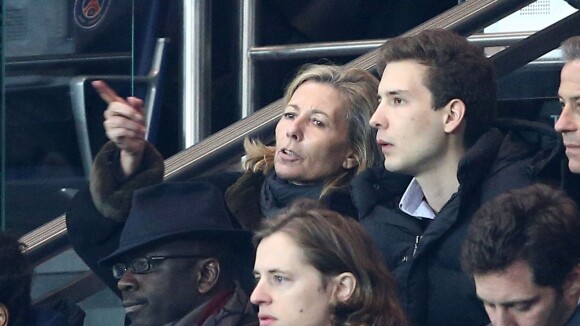 Claire Chazal et son fils François : Supporters complices devant PSG-Chelsea