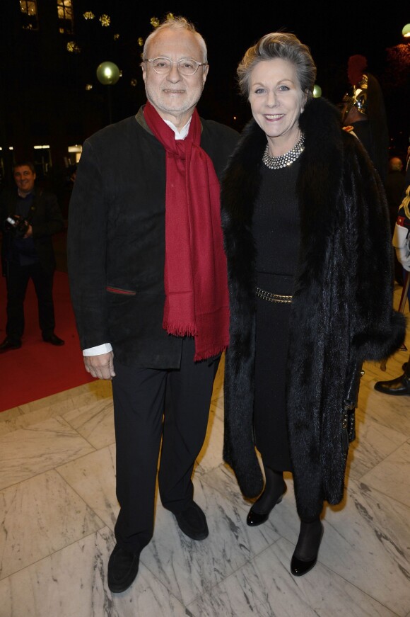 Francoise Laborde et son mari Jean-Claude Paris - 21eme Gala de l' Espoir au Theatre des Champs-Elysees a Paris, le 19 novembre 2013.