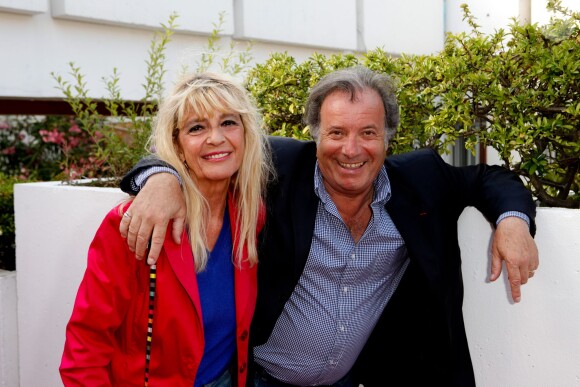 Daniel Russo et sa femme Lucie lors de l'Avant-première du film "Passer l'Hiver" lors du 11ème festival "Les Hérault du cinéma et de la télé 2014" au Cap d'Agde le 30 juin 2014. 